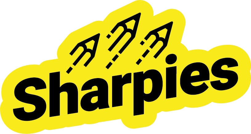 Sharpies logo. Sharpies is a sponsor of Research Labs